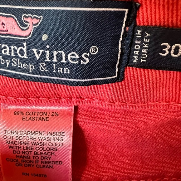 Vineyard Vines Men's Vivid Pink Straight Leg Jeans size 30/32 - Picture 4 of 5